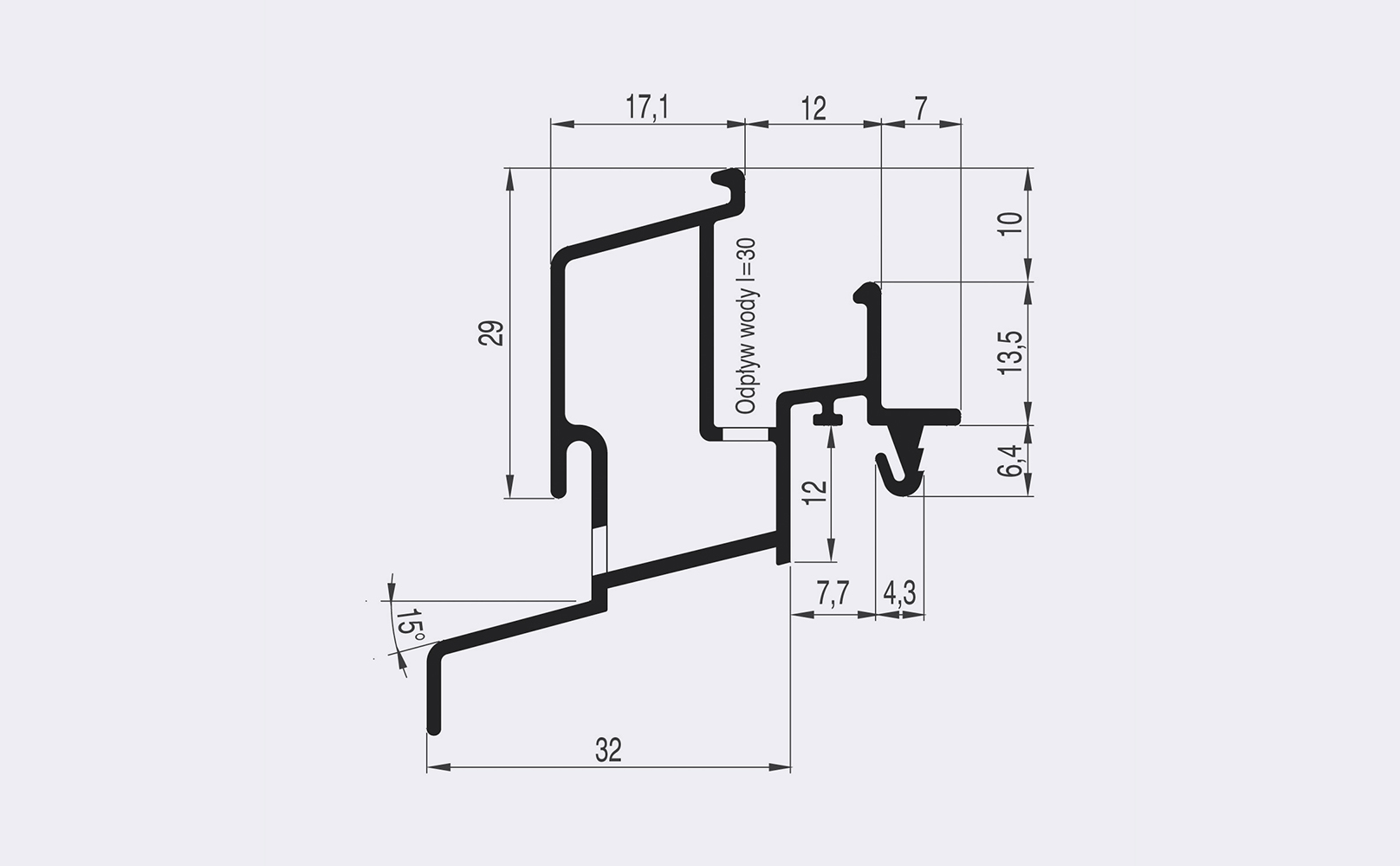 Okapniki lpb 16/32 w