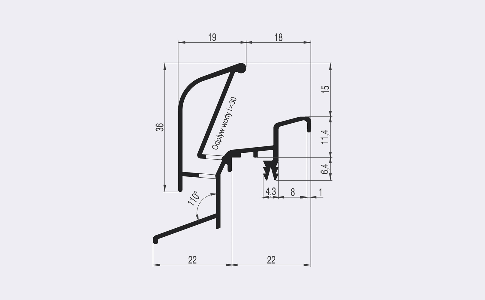 OKAPNIK LPBS 37/22 W