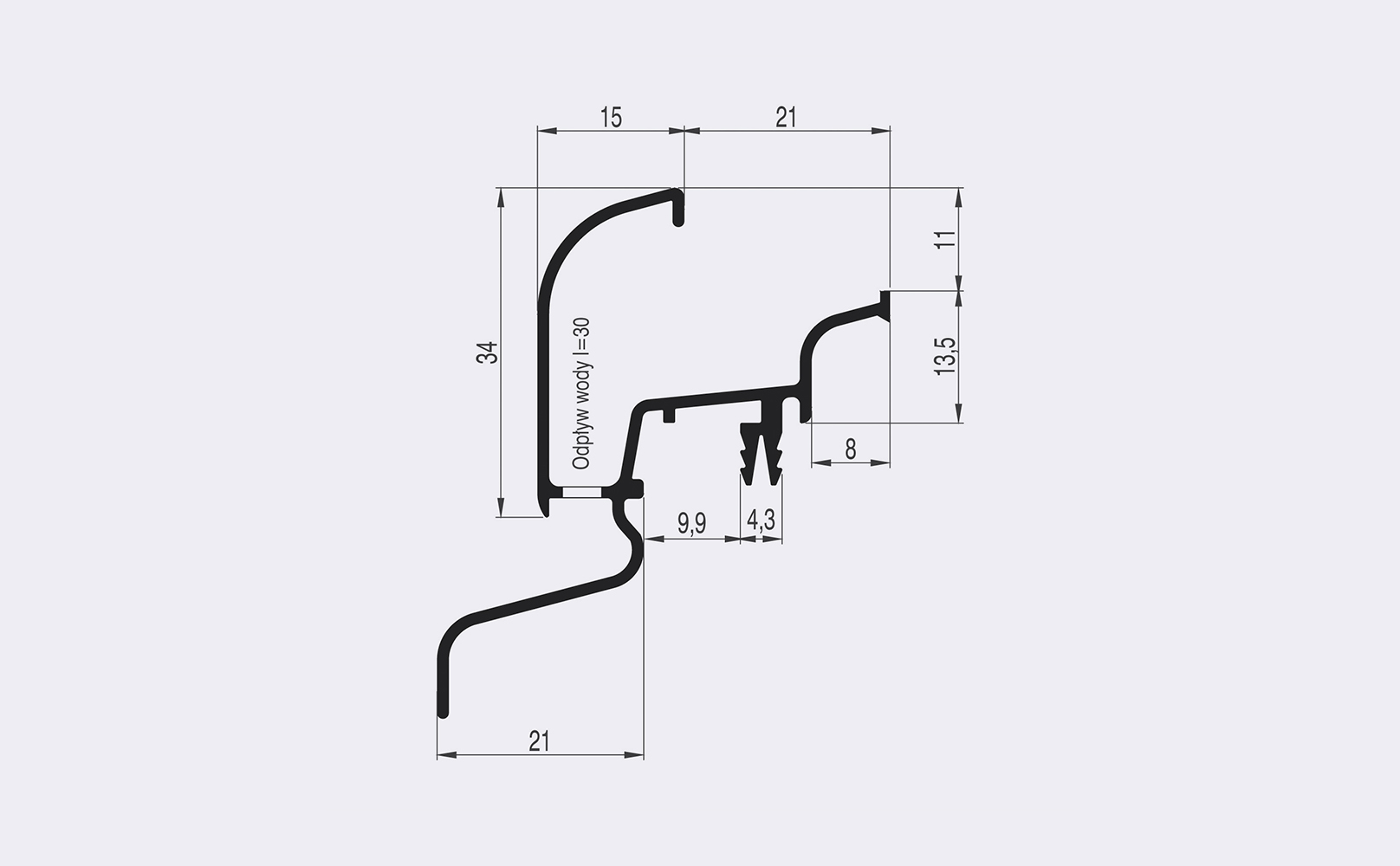 OKAPNIK LPOS 36/21 W