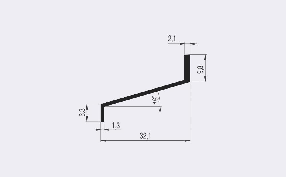 GUTTER DRIP LPR 32 W