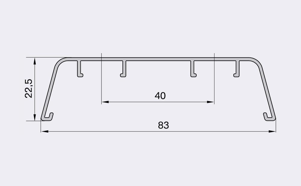 GLAZING BAR,GRILL EF 94