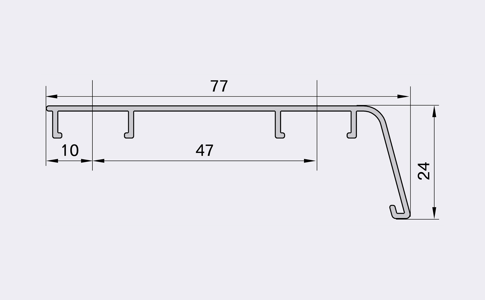 VITRINENRAHMEN EF 97