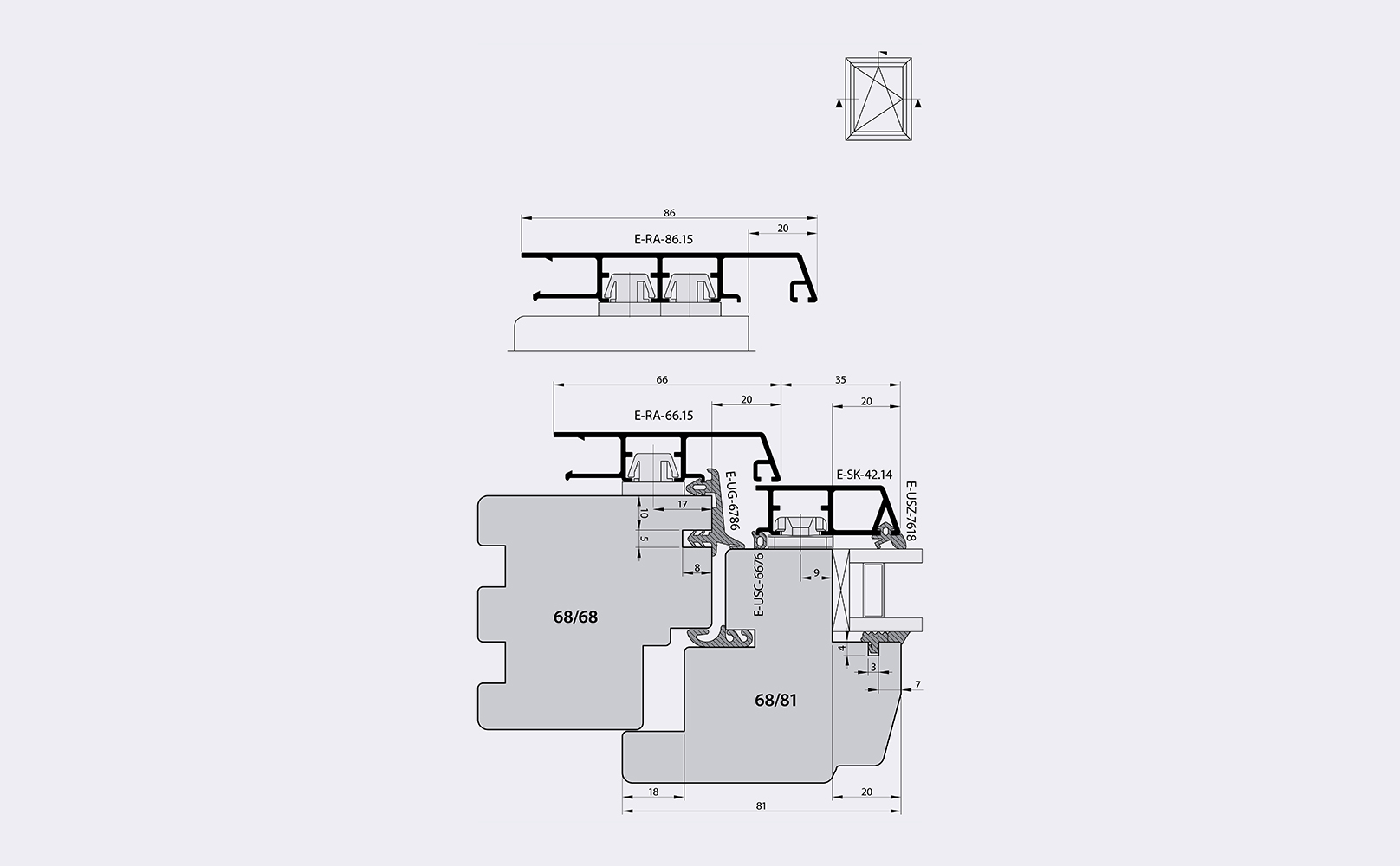 Unilateral window